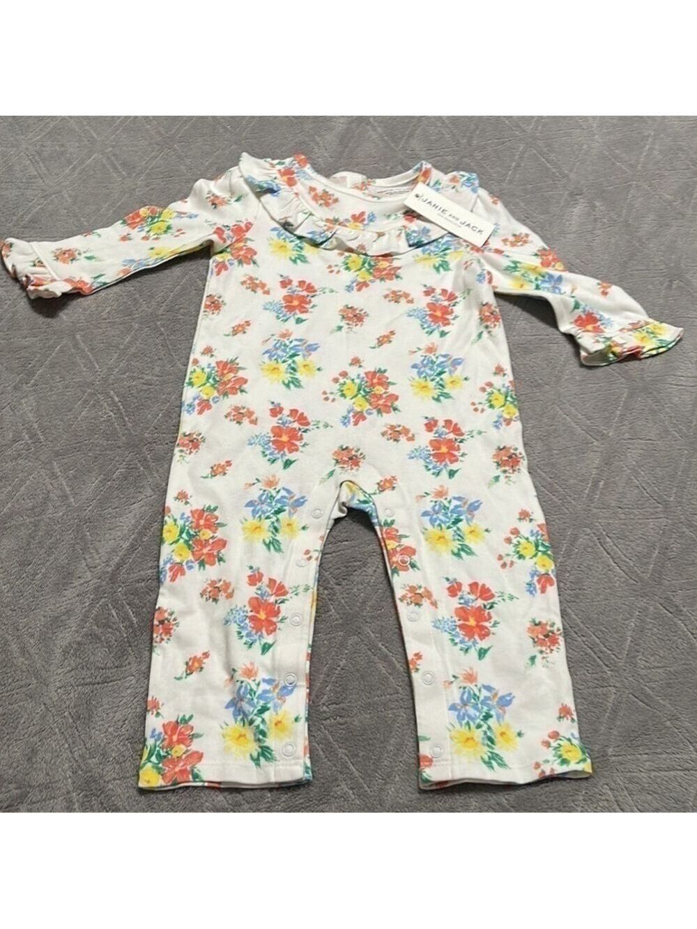 FLORAL RUFFLE 1-PIECE - Picture 4 of 4